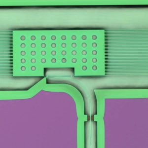 Quantum membrane accelerometer microchip (Q-MAM)
