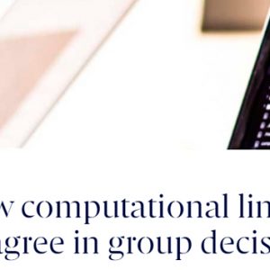 How computational linguistics will help us agree in group decision-making