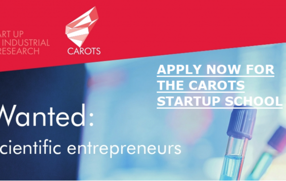 CAROTS startup school for scientific business ideas